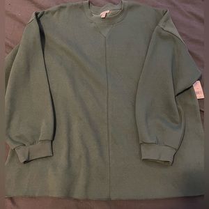 Green Basic Crewneck